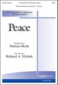 Peace SATB choral sheet music cover